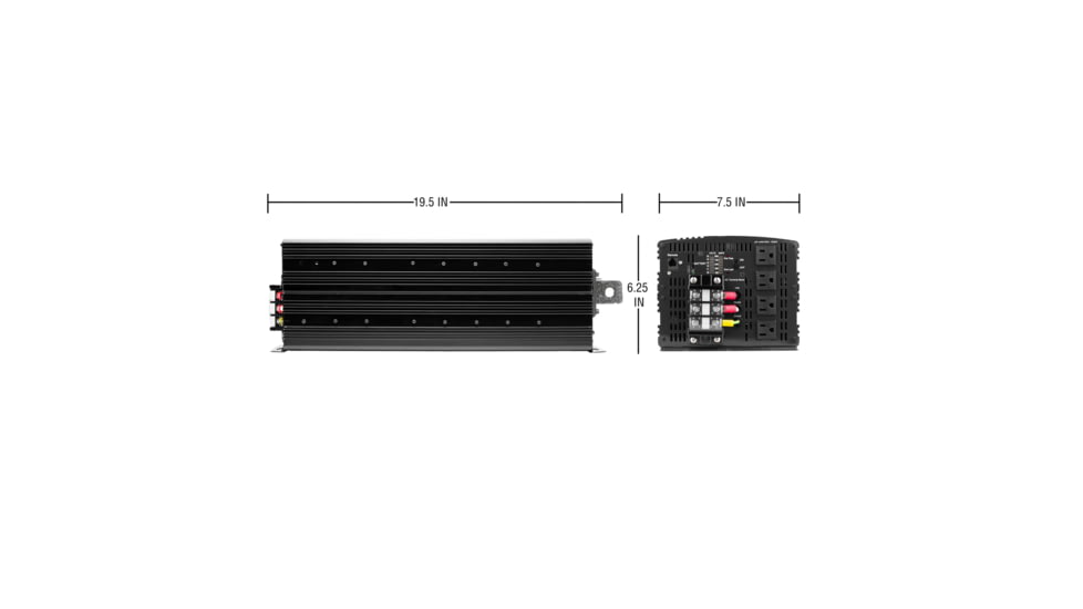 Wagan Tech Proline Inverter 8000W + Remote, Black, One Size, EL3746