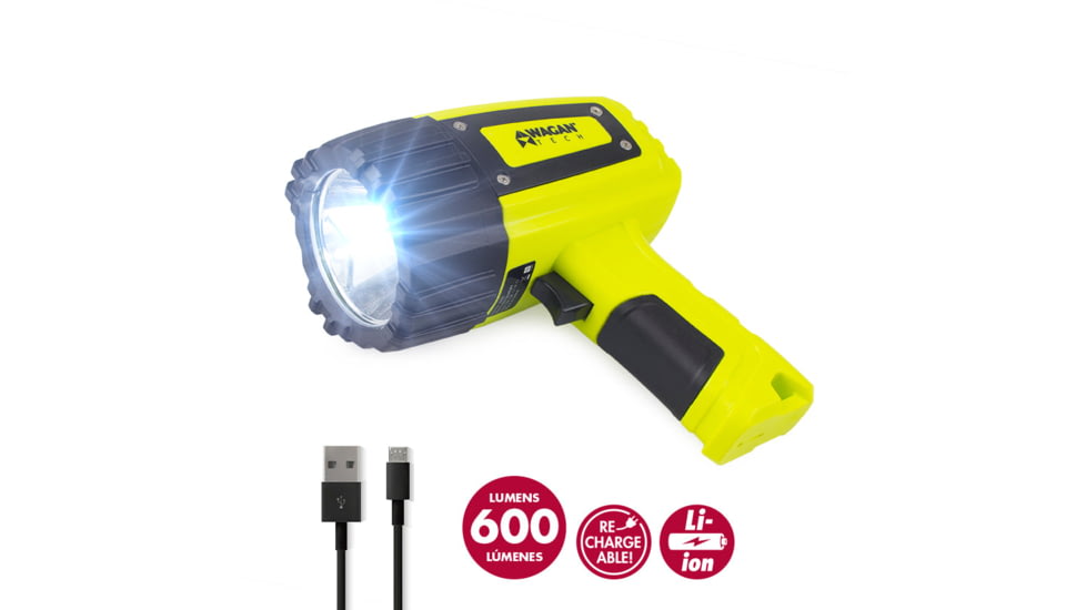 Wagan Tech R600 Brite-Nite LED Spotlight, Yellow, One Size, EL4320
