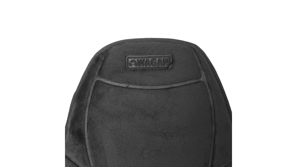 Wagan Tech Soft Velour Heated Seat Cushion, Black, One Size, IN9438