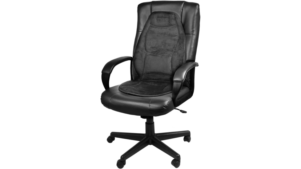 Wagan Tech Soft Velour Heated Seat Cushion, Black, One Size, IN9438