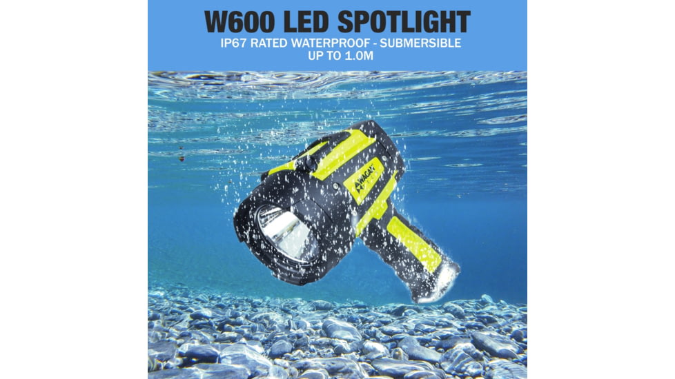 Wagan Tech W600 Brite-Nite LED Spotlight, Yellow, One Size, EL4321