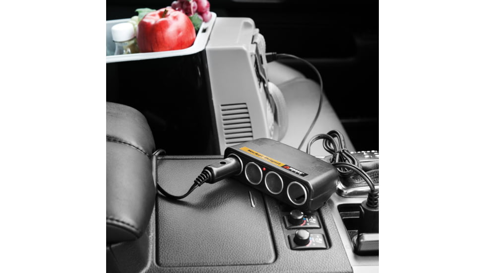 Wagan TravelCharge 4-Way Socket Output, Black, One Size, EL9139