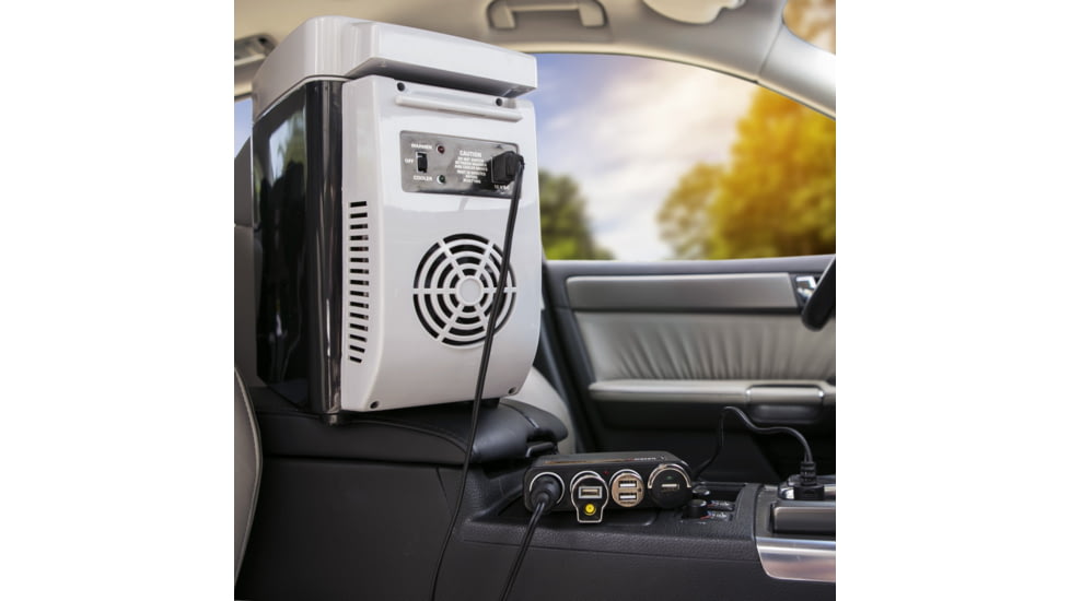 Wagan TravelCharge 4-Way Socket Output, Black, One Size, EL9139