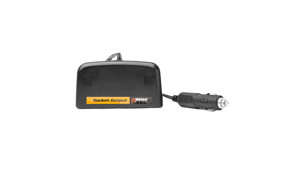 Wagan TravelCharge 4-Way Socket Output, Black, One Size, EL9139