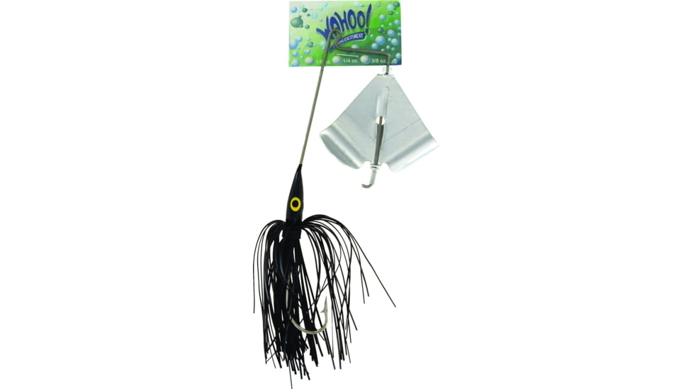 Wahoo Fishing Products Promo Buzz Bait, 4/0 Hook, Black, 3/8 oz, Bulk, WAH-PB386-3