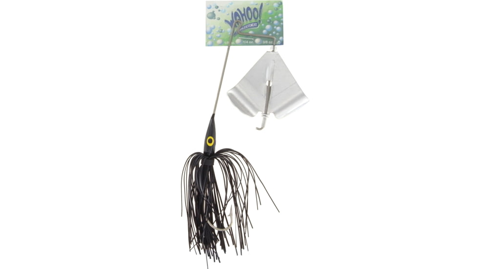 Wahoo Fishing Products Wahoo Promo Buzz Bait, 4/0 Hook, Black, 3/8oz, 1/Pack, WAH-PB38-3