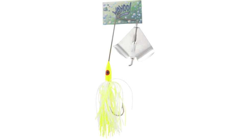 Wahoo Fishing Products Wahoo Promo Buzz Bait, 4/0 Hook, Chartreuse Shad, 1/4oz, 1/Pack, WAH-PB14-CS
