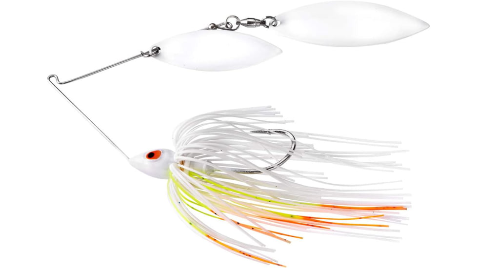 War Eagle Double Willow Painted Head Spinnerbait, Cole Slaw, 3/8oz, WE38PW03