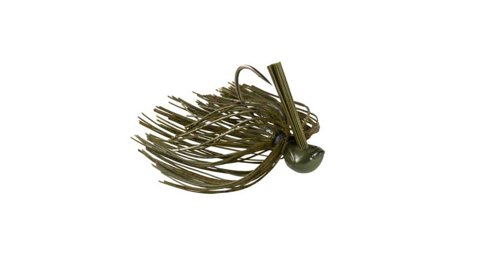 War Eagle Jiu Jigsu, 2in 5/8 oz, 4/0 Hook, Green Pumpkin, WE58JJ116
