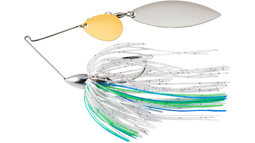 War Eagle Nickel Frame Tandem Willow Spinnerbait, Blue Herring, 1/2in, WE12NT08