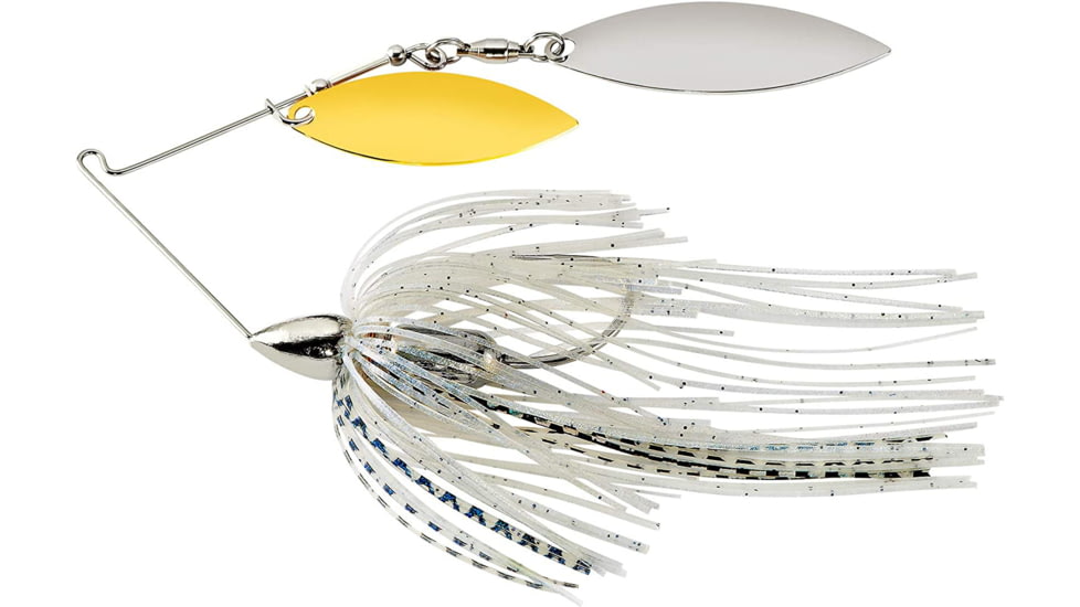 War Eagle Screamin Eagle Double Willow Nickel Frame Spinnerbait, Blue Shad, 1/2oz, WE12SENW35