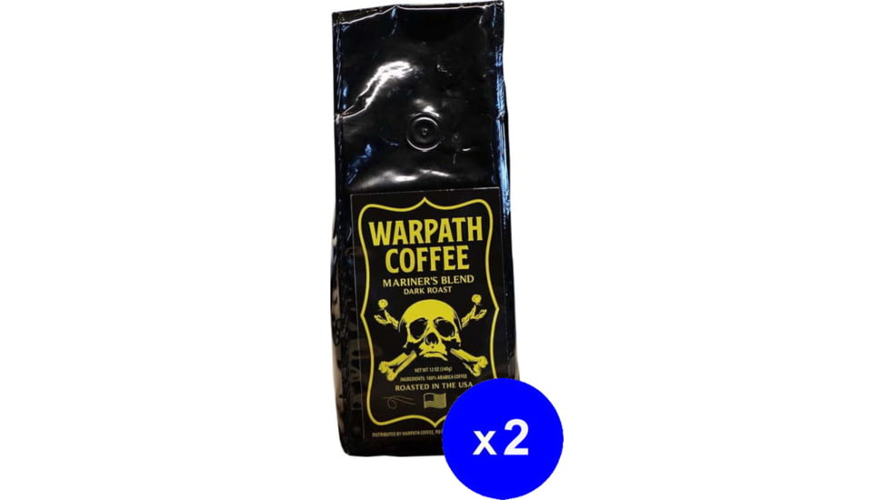 Warpath Coffee Dark Roast Mariners Blend, Whole Bean, Dark Roast- Whole Bean