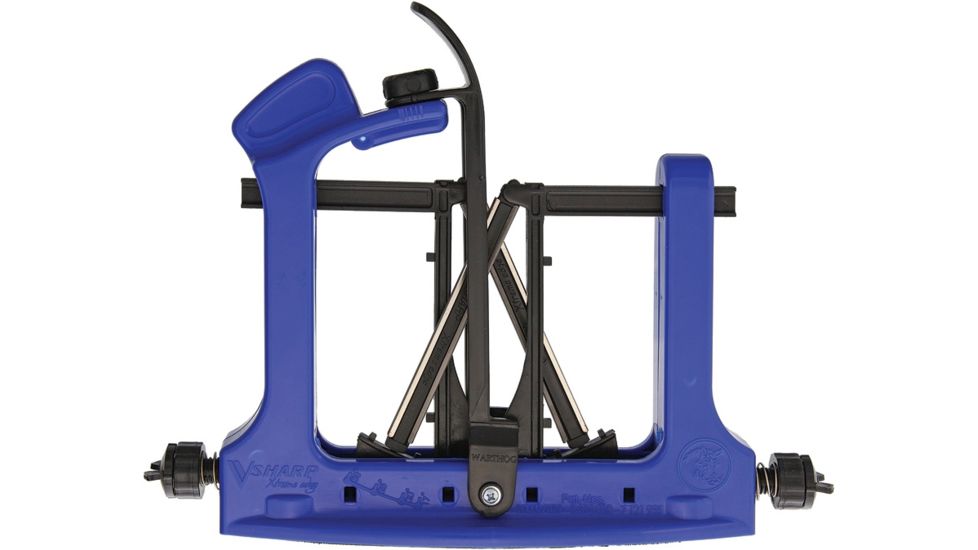 Warthog Sharpeners V-Sharp Xtreme Edge Combo Knife Sharpener with Case, Blue, XTBLCOMBO