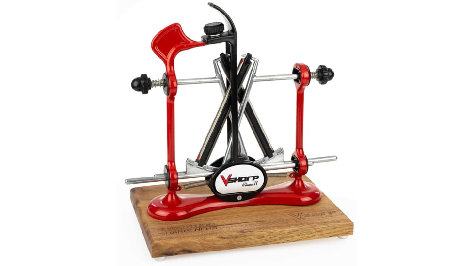 Warthog Sharpeners V-Sharp Classic II Elite Knife Sharpener, Red, EC2RD