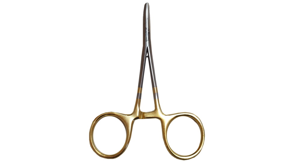 Water Mark Water Mark Heavy Jaw Forceps, 5in, Gold Loop, WMHJ5FG