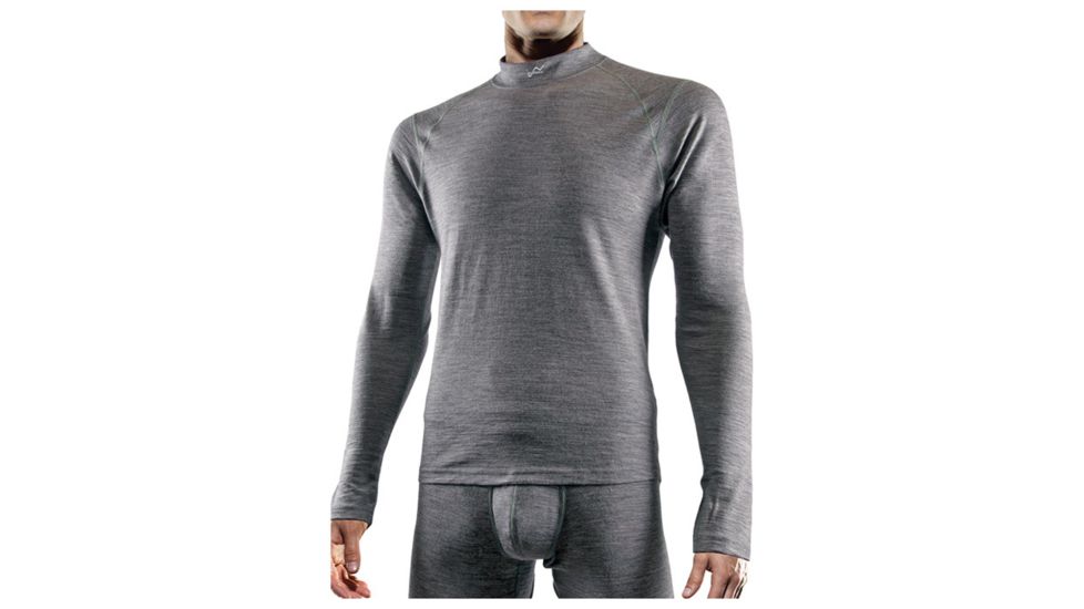 Watson's Merino Mens L/s Grey Xl WTW113/GR5/XL