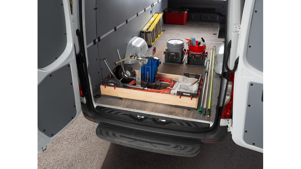 WeatherTech CargoTech Pro, 2 Pc, Black/Red, 8ACTP03