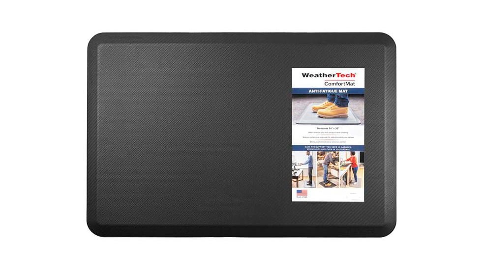 WeatherTech Comfort Mat, Carbon Fiber, Black, 81AF23CBBS