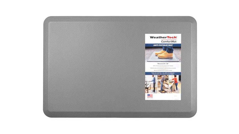 WeatherTech Comfort Mat, Carbon Fiber, Grey, 81AF23CBGS