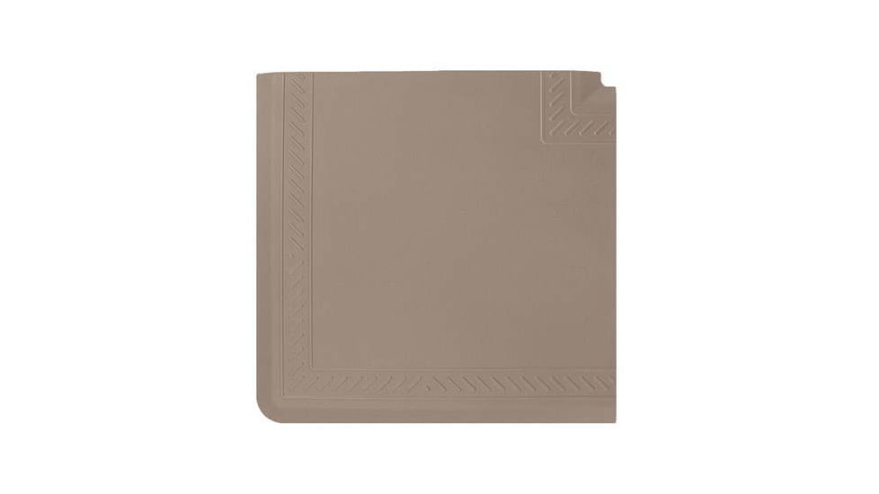 WeatherTech Comfort Mat Connect, Bordered, 1 Piece, 25x25in, Tan, 8ACONC1HCT