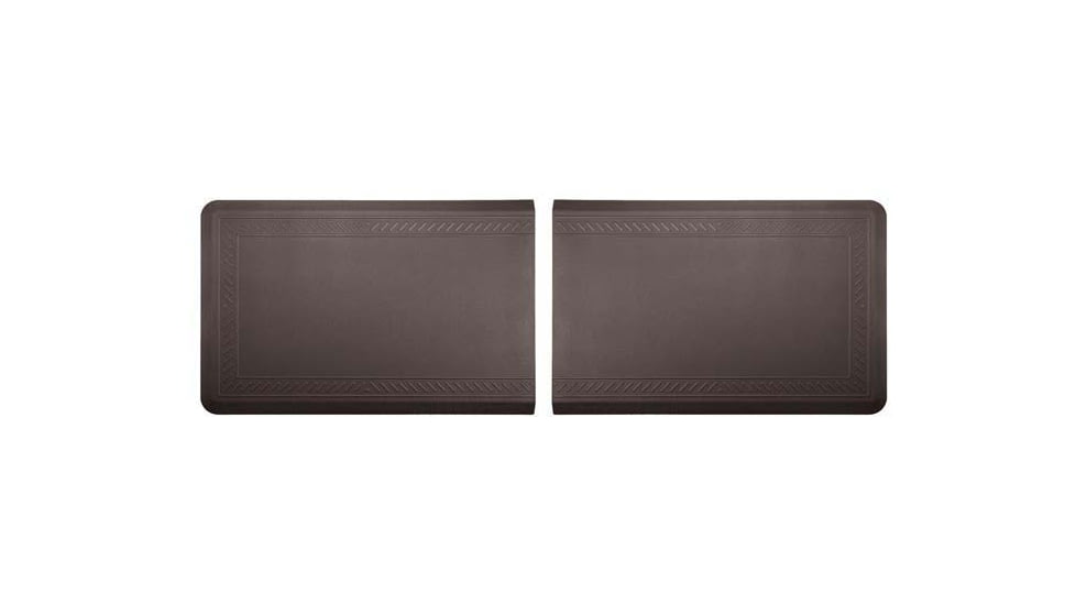 WeatherTech Comfort Mat Connect, Bordered, 2 Pieces, 24x36in, Cocoa, 8ACONA2HCC