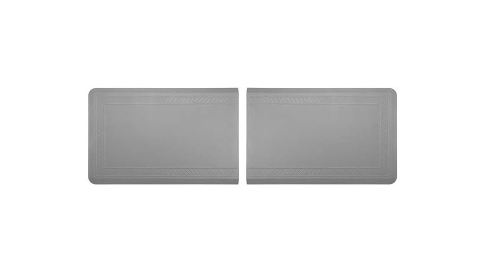 WeatherTech Comfort Mat Connect, Bordered, 2 Pieces, 24x36in, Grey, 8ACONA2HCG