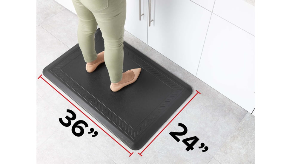 WeatherTech Comfort Mat, Woven, Black, 81AF23BWBS