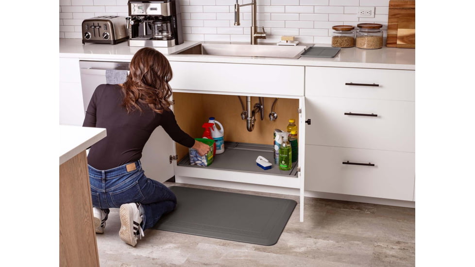 WeatherTech Comfort Mat, Woven, Grey, 81AF23BWGS