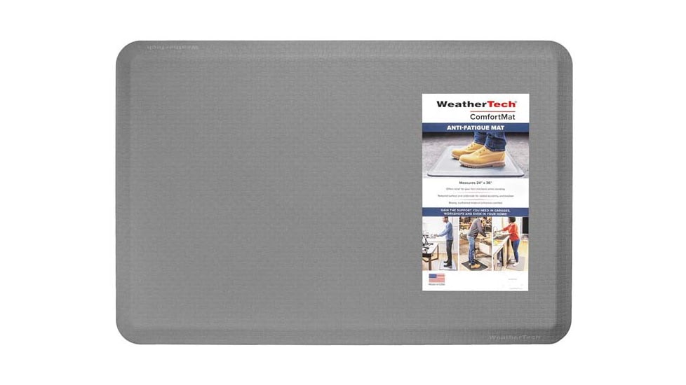 WeatherTech Comfort Mat, Woven, Grey, 81AF23BWGS