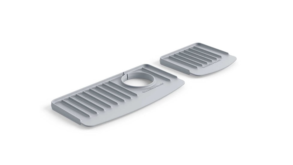 WeatherTech FaucetMat Duo, Light Grey/Pebble, 8AFAU02GR