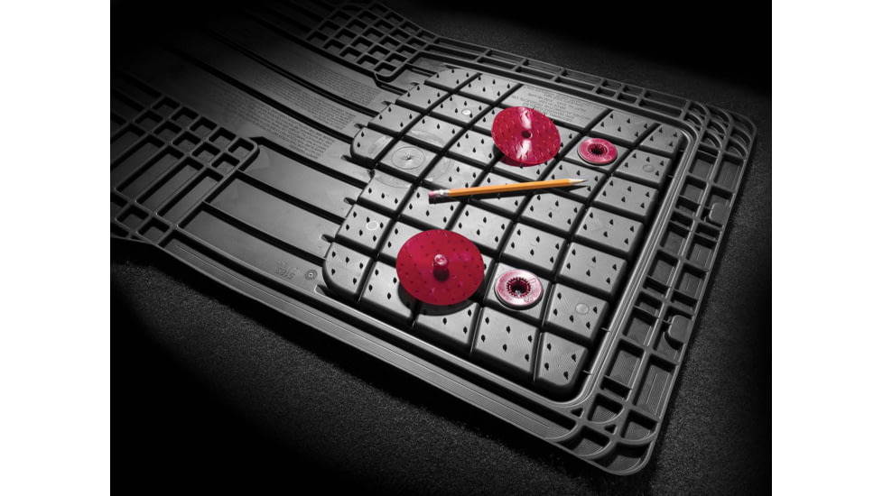 WeatherTech Front and Rear Trim-to-Fit HD Mat Set, Black, 11AVMSBHD