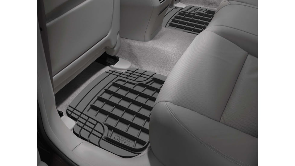 WeatherTech Front and Rear Trim-to-Fit HD Mat Set, Black, 11AVMSBHD