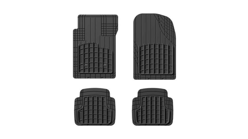 WeatherTech Front and Rear Trim-to-Fit HD Mat Set, Black, 11AVMSBHD