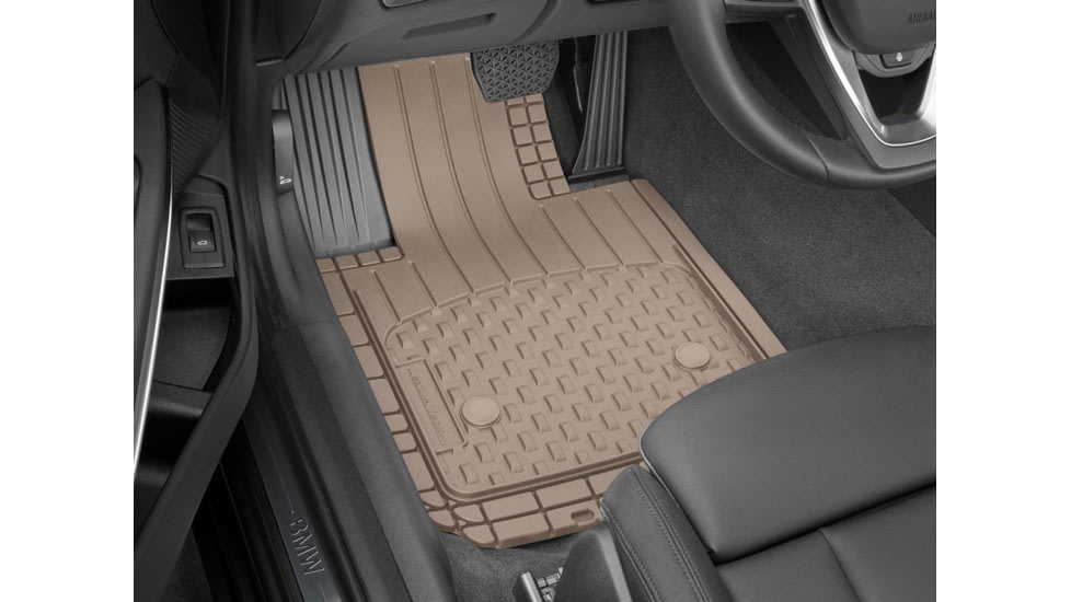 WeatherTech Front and Rear Trim-to-Fit Mat, Tan, 11AVMST