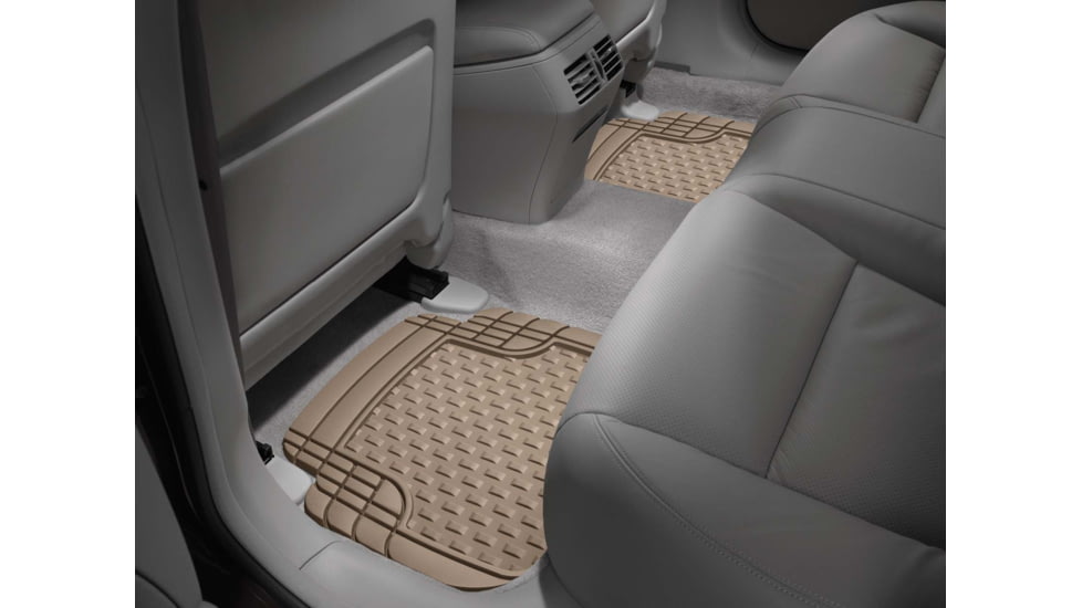 WeatherTech Front and Rear Trim-to-Fit Mat, Tan, 11AVMST