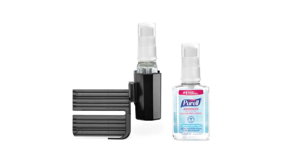 WeatherTech Hand Sanitizer Holder - Two View, Black, 8ACFSHTV