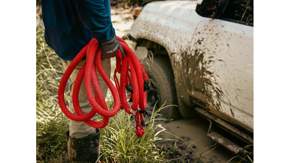 WeatherTech Kinetic Recovery Rope, Red/Black, R07820PKG
