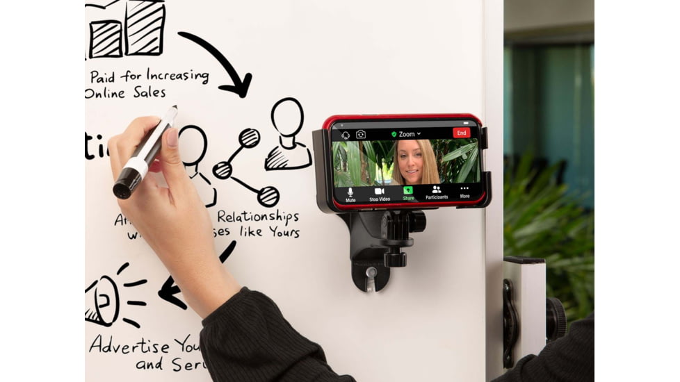 WeatherTech Rotating Two View MirrorFone, Black, 8ARM4