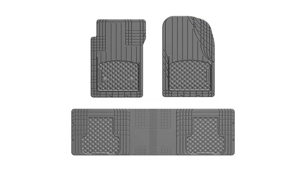 WeatherTech Trim-to-Fit Front and Rear OTH Mat Set, Grey, 11AVMOTHSG