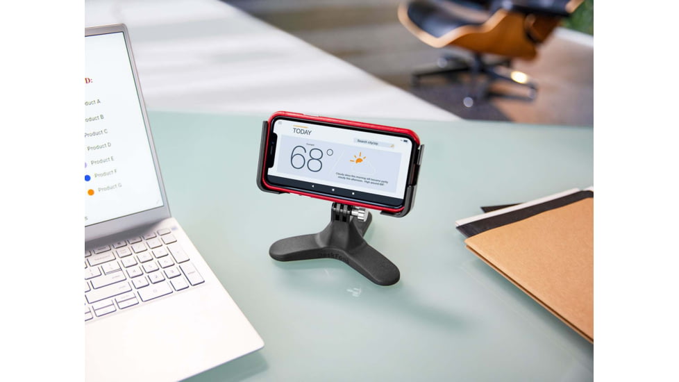 WeatherTech Two View DeskFone, Black, 8ADF7TV