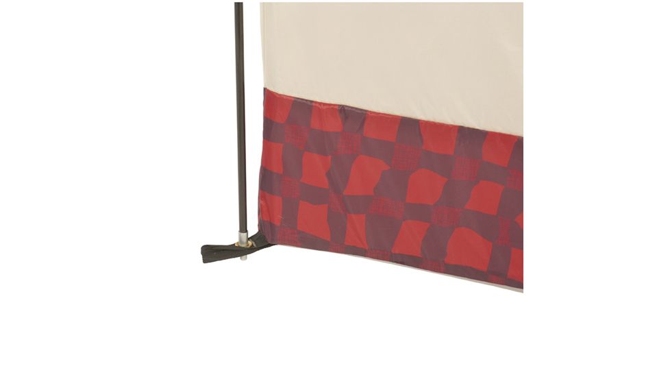 Wenzel Ballyhoo Tent, 4 People Capacity, Red Buffalo Plaid, 7301318RBP