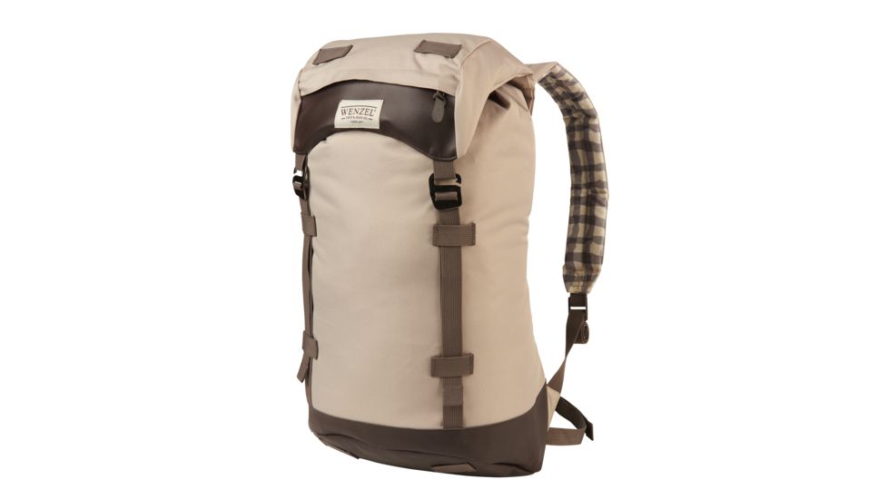 Wenzel Boulderdasche 30 Backpack, Khaki/Khaki Plaid, 7200918KKP