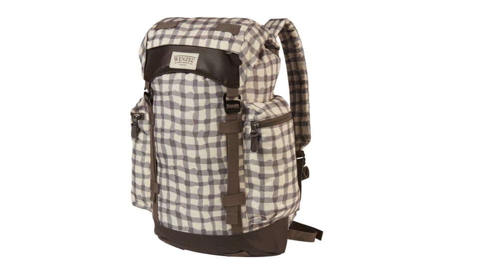 Wenzel Boulderdasche 33 Backpack, Khaki Plaid, 7201018KHP