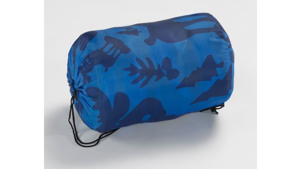 Wenzel Boy's Moose Bag 40 Degree Sleeping Bag, Two Tone Blue, 66In X 26In, 49659