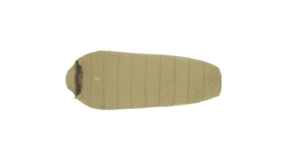 Wenzel Camper 40-Degree Sleeping Bag, Black/Gray, 33 in X 75 in, 7426919