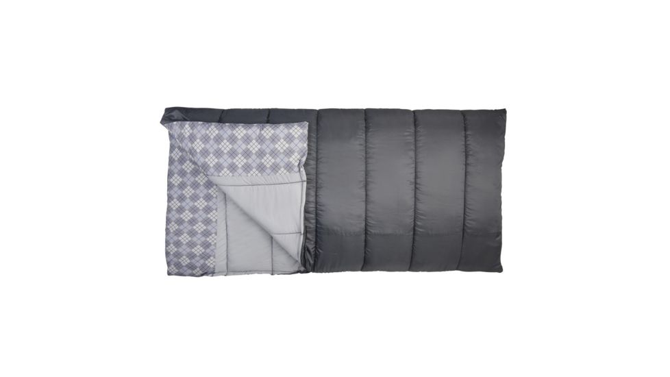Wenzel Cascade 5 20-Degree Sleeping Bag, Charcoal/Gray, 39 in X 80 in 7427319