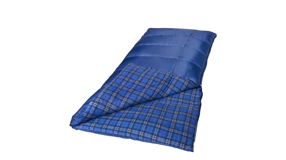 Wenzel Castlewood 20-30 Deg Sleeping Bag, Classic Blue, 39 in X 80 in 7427419