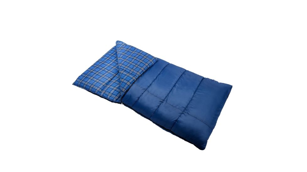 Wenzel Castlewood 20-30 Deg Sleeping Bag, Classic Blue, 39 in X 80 in 7427419