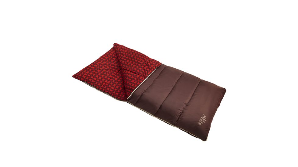 Wenzel Desperado Sleeping Bag, Mole Buffalo Plaid, 7402918