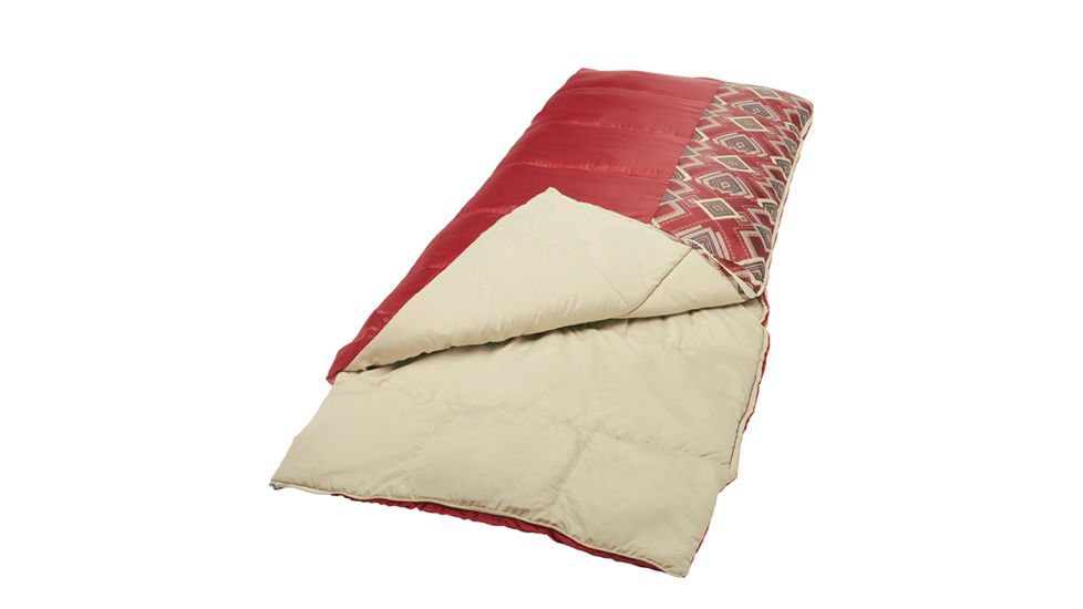 Wenzel Pop-Top Sleeping Bag, Brick, 7405118